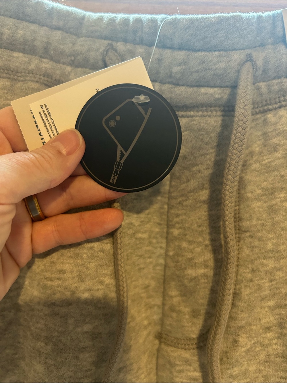 NWT Hollister Heathered Grey Men’s Sweatpants - Picture 6 of 9